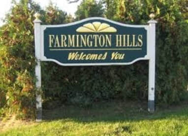 Farmington Hills Michigan Sign